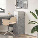 Sideboard with Drawer Concrete Grey 38 x 34 x 75 cm 869549