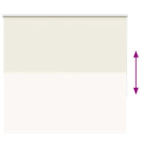 Roller Blind Blackout Off White 145x175 cm Fabric Width 141.6 cm Polyester 4011683