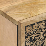 Side Cabinet 40x33x75 cm Solid Wood Mango 358235