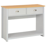 Console Table Grey 97x35x76 cm 283741