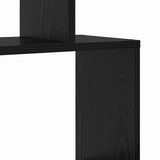 Book Cabinet Black Oak 70 x 24 x 193.5 cm Engineered Wood 869253