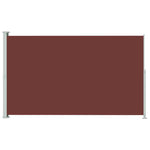 ZNTS Patio Retractable Side Awning 180x300 cm Brown 313402