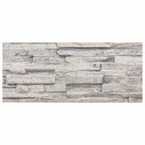 3D Wall Panels 14 pcs Light Grey 100x25 cm EPS 4008553