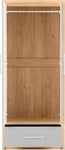 ZNTS Seville 2 Door 1 Drawer Wardrobe 100-101-072