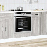 Oven Cabinet Porto Grey Sonoma Engineered Wood 854003