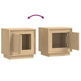 ZNTS Bedside Cabinets 2 pcs Sonoma Oak 44x35x45 cm Engineered Wood 819843