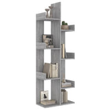 Book Cabinet 48x25.5x140 cm Grey Sonoma Engineered Wood 816006
