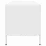 ZNTS TV Cabinet White 202x39x43.5 cm Cold-rolled Steel 851351