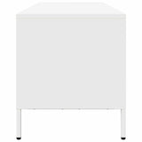 ZNTS TV Cabinet White 202x39x43.5 cm Cold-rolled Steel 851351