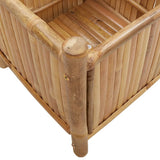 ZNTS Planter 50x50x50 cm Bamboo 366465