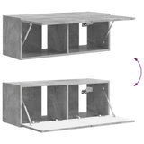 TV Wall Cabinet Concerte 78.5 x 31 x 29.5 cm Engineered Wood 892215