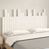 Wall Headboard White 146.5x3x80 cm Solid Wood Pine 824794