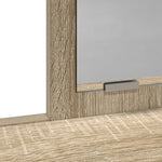ZNTS Dressing Table with Drawers in Sonoma Oak - 79x41x140 cm 865138