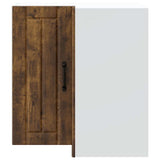 Kitchen Wall Corner Cabinet Lucca Smoked Oak Engineered Wood 853862
