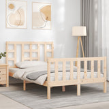 Bed Frame without Mattress 120x200 cm Solid Wood Pine 3191966