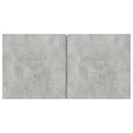 Hanging TV Cabinets 2 pcs Concrete Grey 60x30x30 cm 804521