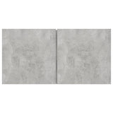 Hanging TV Cabinets 2 pcs Concrete Grey 60x30x30 cm 804521