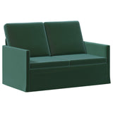 Sofa Set 2 pcs Dark Green Velvet 3433192
