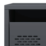 Bedside Cabinets 2 pcs Anthracite 35x39x43.5 cm Steel 851249