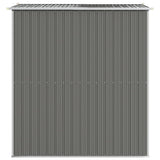 Garden Shed Light Grey 192x191x223 cm Galvanised Steel 3147438