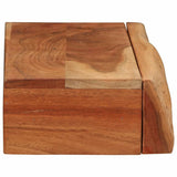 Wall Shelves 2 pcs 60x17x8 cm Solid Wood Acacia 373630