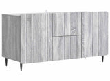 Sideboard Grey Sonoma 89 x 34.5 x 62 cm Engineered Wood 894431