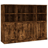 Highboards 3 pcs Smoked Oak Engineered Wood 3185308