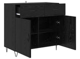 Sideboard Black Oak 69.5 x 34 x 90 cm Engineered Wood 882274
