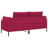 2-Seater Sofa 2-Seater Wine Red 188 x 81 x 89 cm Velvet 42048617