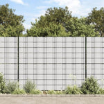 ZNTS Garden Privacy Screen PVC 70x0.19 m White 147859