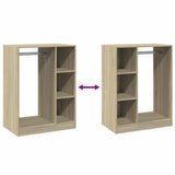 Wardrobe Sonoma Oak 77x48x102 cm Engineered Wood 840809