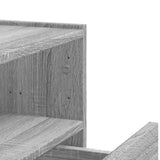 Wall-mounted Bedside Cabinets 2 pcs Grey Sonoma 45x30x35 cm 848322