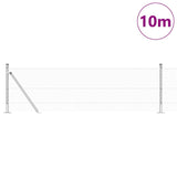Welded Wire Fence with Concrete Base 10 x 0.6 m 3353754