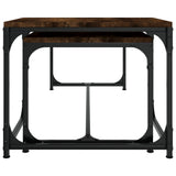 Coffee Tables 2 pcs Smoked Oak Engineered Wood 823339