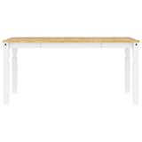 5 Piece Dining Set PANAMA White Solid Wood Pine 3345205