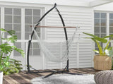 Hammock Chair Stand, Hanging Heavy Duty Metal Frame Hammock Stand with Chain, for Hanging Hammock T3398P314748