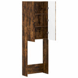 Toilet Cabinet BREDA Smoked Oak 66 x 25.5 x 190 cm 897580