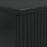 Bathroom Sink Cabinet HOORN Black 82 x 41x 56 cm 897236