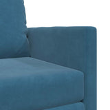 Sofa Bed Blue 74 x 77 x 81 cm Velvet 4106617