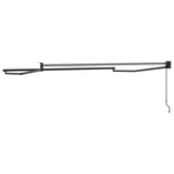 Manual Retractable Awning Frame Anthracite 3 x 2 m Aluminium 42024184
