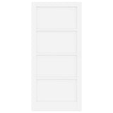Interior Door White 93 x 202 cm Plywood 42052399