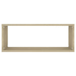 Wall Cube Shelf 6 pcs Sonoma Oak 60x15x23 cm Engineered Wood 807144
