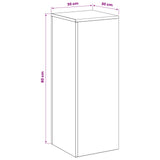 Plant Stand 2 pcs Olive Green 30 x 30 x 80 cm Steel 8012495