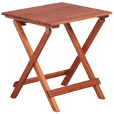 Bistro Set Brown Solid eucalyptus wood with an oil finish Small 45586