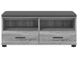 Hall Bench with Cushion with Drawer Grey Sonoma 80 x 38 x 46 cm 891461