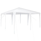 Party Tent White 400 x 400 x 266 cm Polyethylene and Steel 42003421