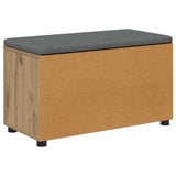 Hall Bench Artisan Oak 80 x 38 x 46 cm 891511