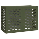 Air Conditioner Cover Olive green 100 x 50 x 70 cm Steel 865900