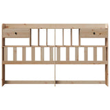 Headboard with Storage 180 cm Solid Wood Pine 855502