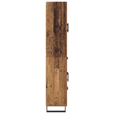 Highboard with Drawer 2 pcs Old Wood Engineered Wood 3415767
